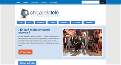 Desktop Screenshot of chicadelatele.com