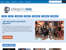 Tablet Screenshot of chicadelatele.com